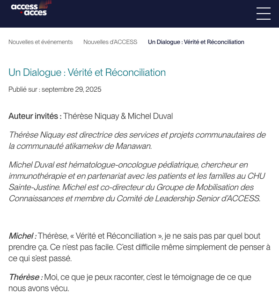 Collaboration interprofessionnelle de navigateurs autochtones au sein d’une équipe communautaire dans l’offre de soins de proximité aux personnes en situation d’itinérance